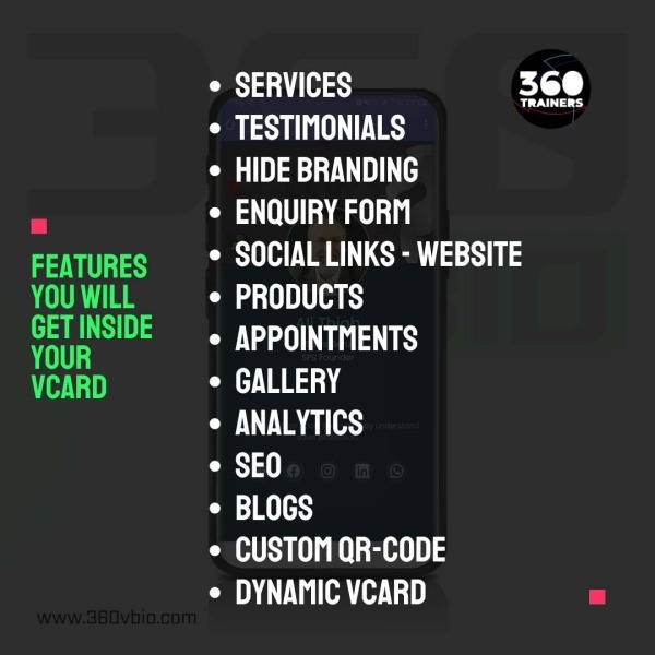 Trainer vCard Subscription - Image 2